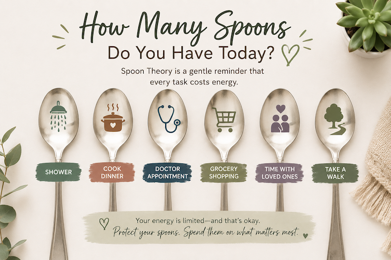 Why Simple Tasks Feel So Exhausting with Chronic Illness: Understanding Spoon Theory