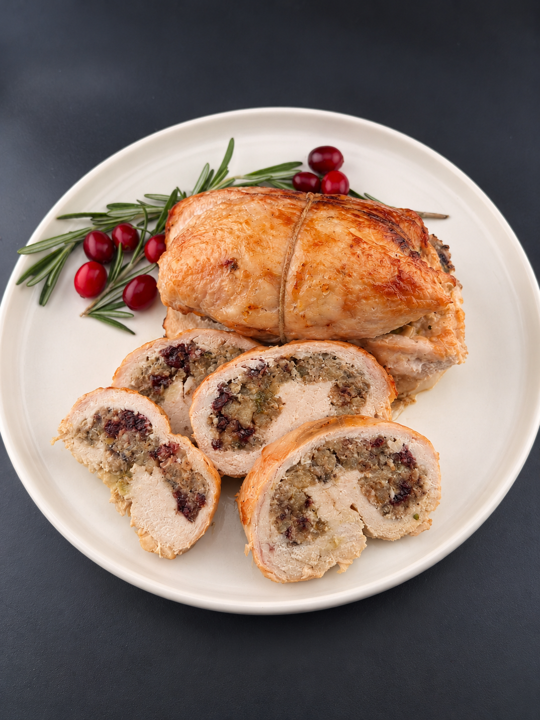 
                  
                    Turkey Breast Rolls with Savory Stuffing
                  
                
