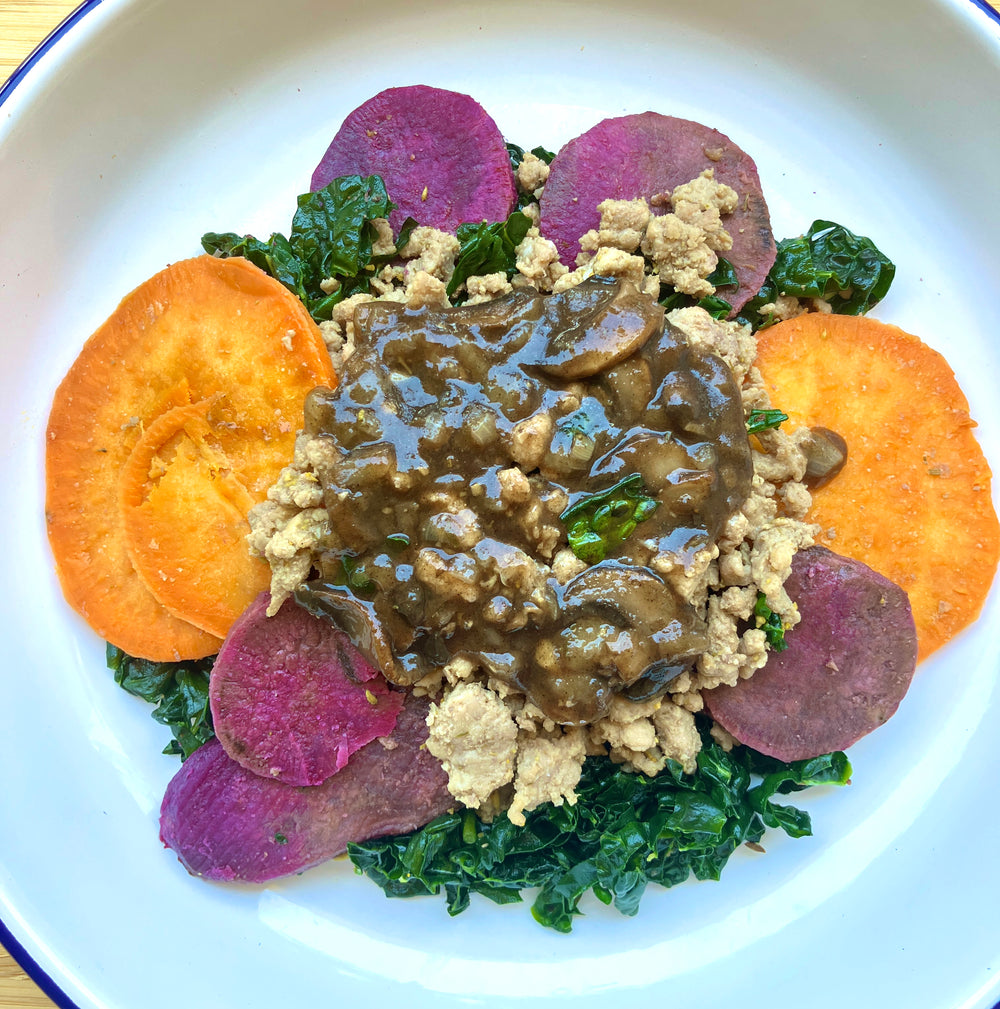 AIP BREAKFAST SKILLET w. Functional Mushroom Gravy