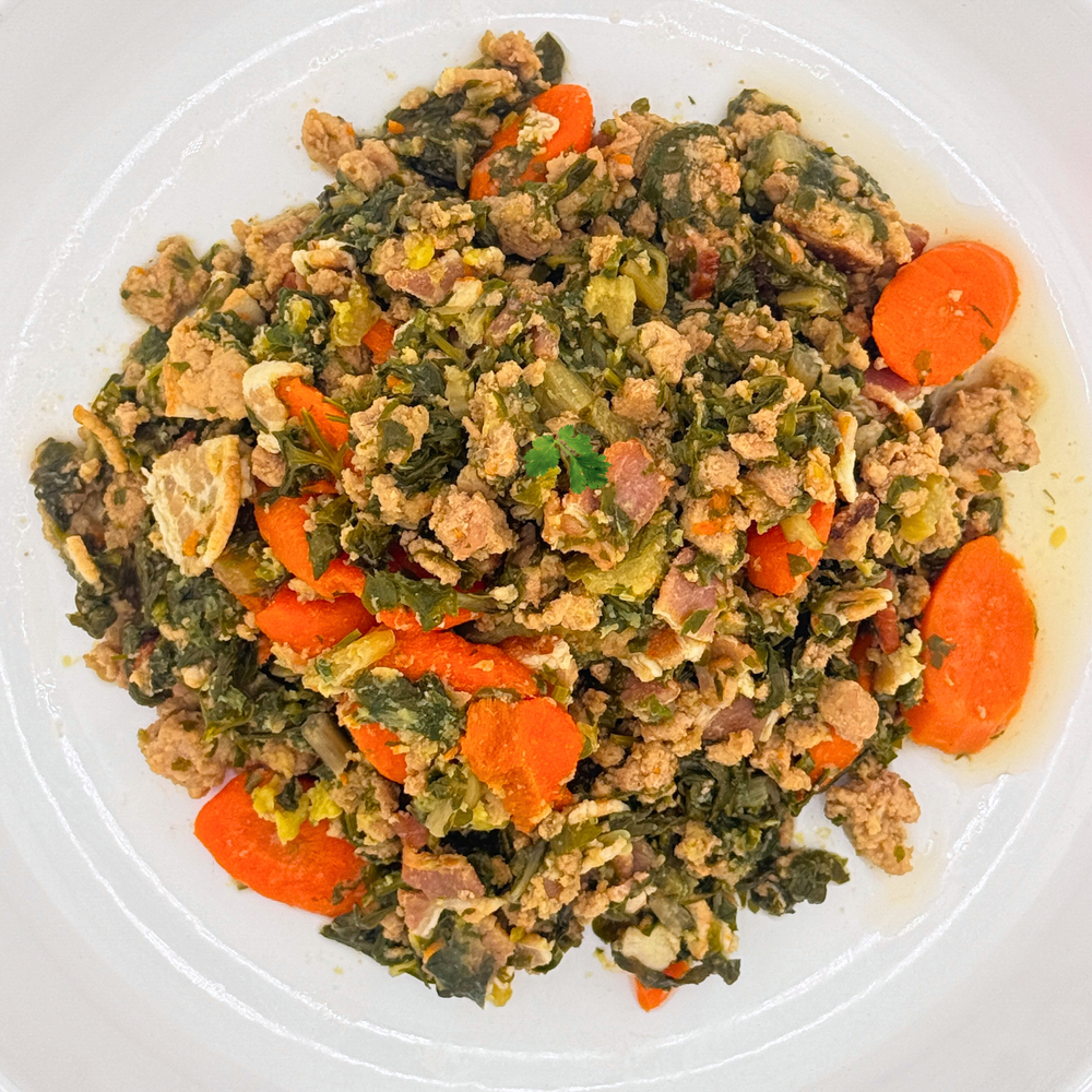 Mickey Trescott's Bacon Chard Turkey Skillet
