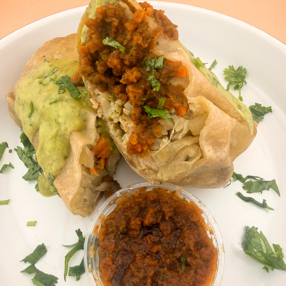 
                  
                    Pasture-Raised Chicken Burrito
                  
                