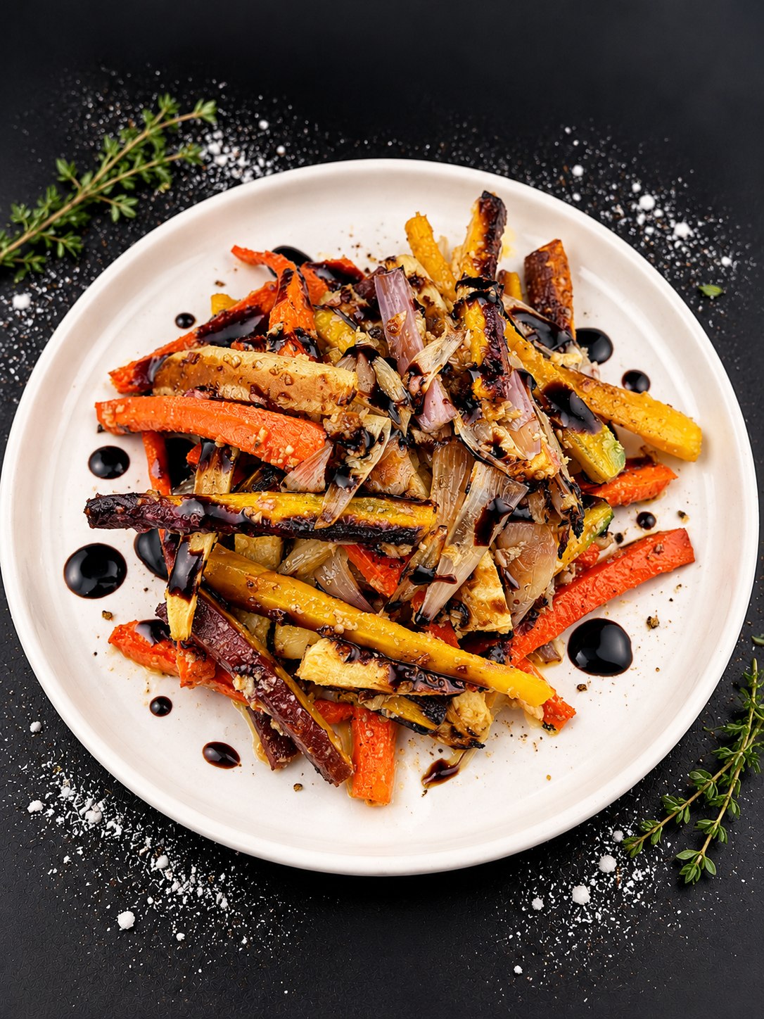 
                  
                    Balsamic Glazed Multi-Colored Julienne Carrots
                  
                