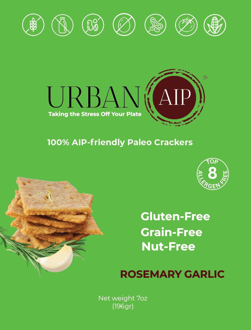 AIP Rosemary Garlic Crackers (price per box)