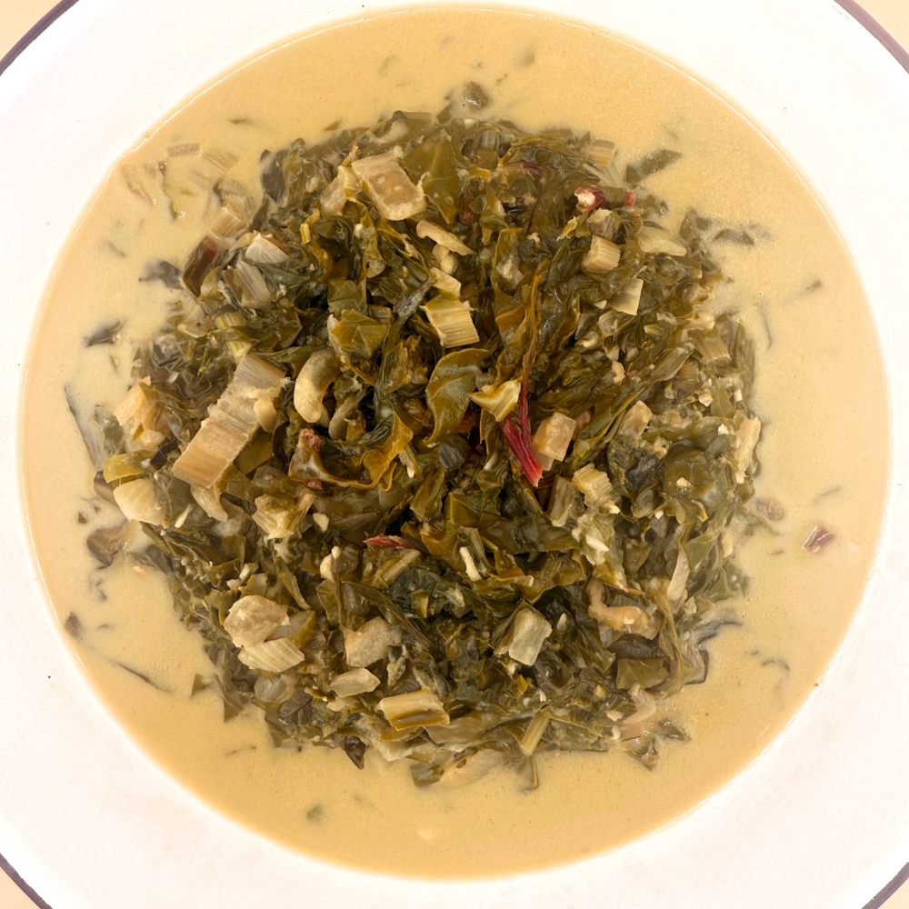 Creamy Ginger Greens