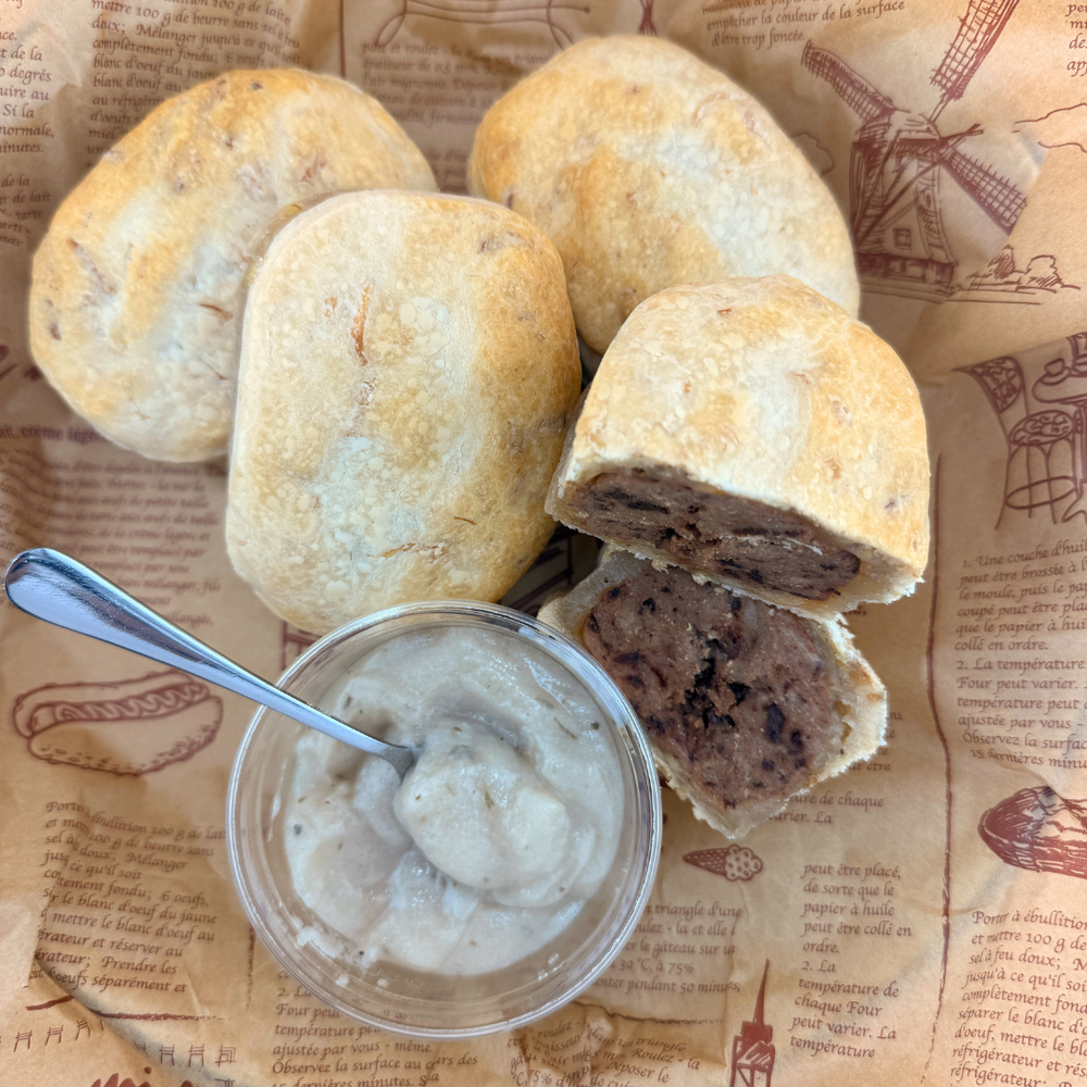 Holiday Turkey Breakfast Meat Buns (4-pack) LIMITED RELEASE!